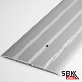 ПО-102 порог алюминиевый  рифленый с отверстиями шириной 102мм